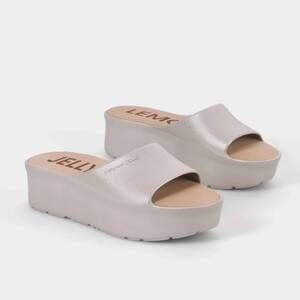 NEW LEMON JELLY women's sunny sandal in warm grey